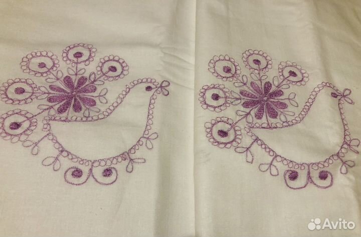 Наволочки пододеяльники с вышивкой винтаж СССР