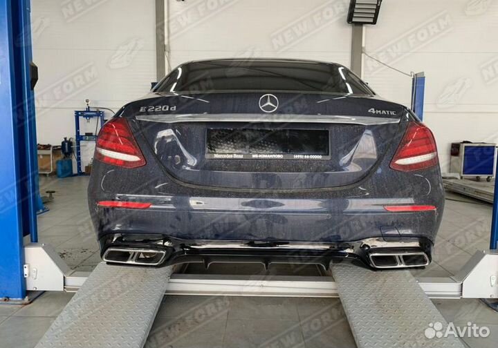 Диффузор 63 AMG Mercedes E213