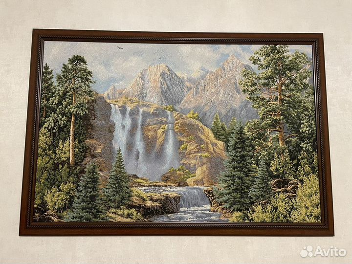 Картина гобелен водопад Le Gobelin 110 на 75 см