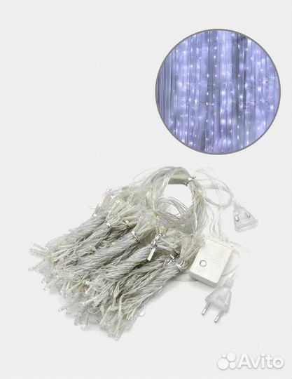 Гирлянда шторы оптом новогодние товары партия 42