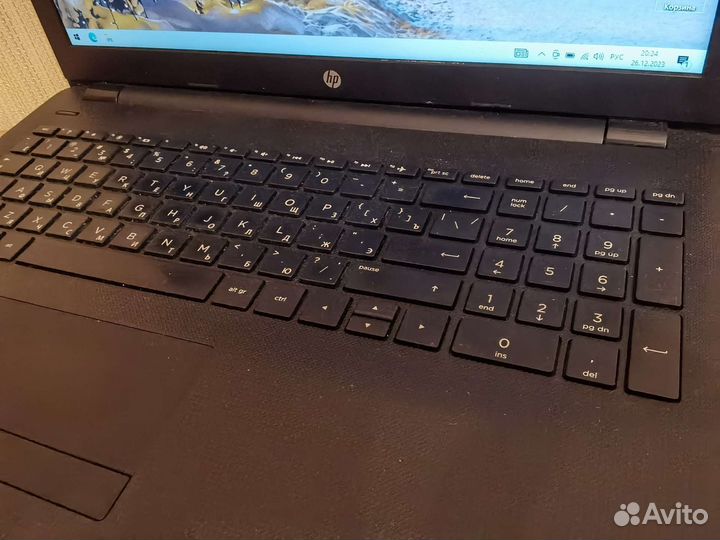 Свежий ноутбук HP