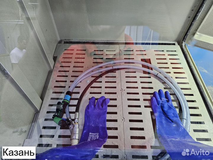 Камера аквабластинга. Работает без компрессора