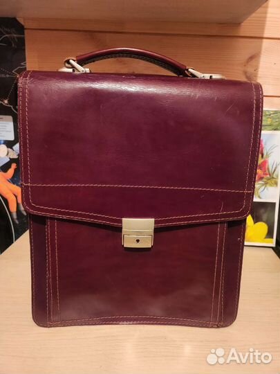 Мужской кожаный портфель новый оригинал