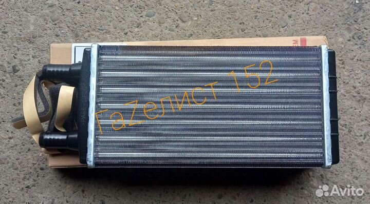 Радиатор отопителя газель