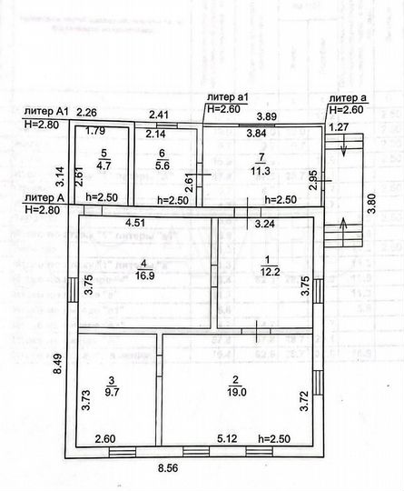 Дом 90 м² на участке 17 сот.