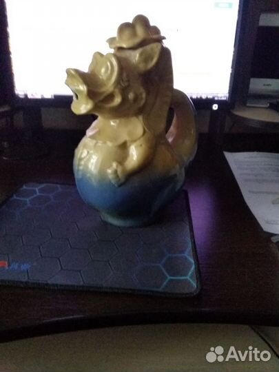 Графин керамический в виде дракона