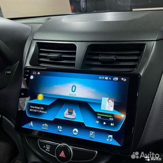 Магнитола Hyundai Solaris 11-16 WiFi Navi IPS