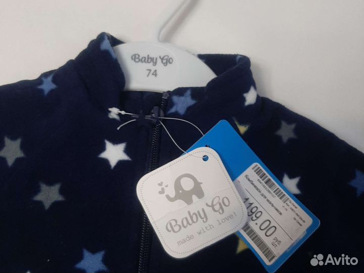 Флисовый комбинезон 74