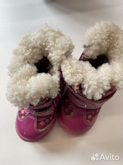 Зимние ботинки для девочки
