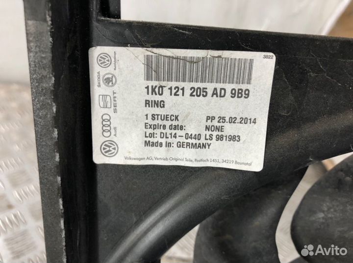 Вентилятор радиатора Volkswagen Golf 5 2.0 tfsi