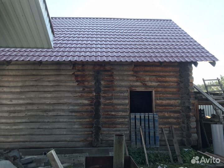 Сруб бани, дома