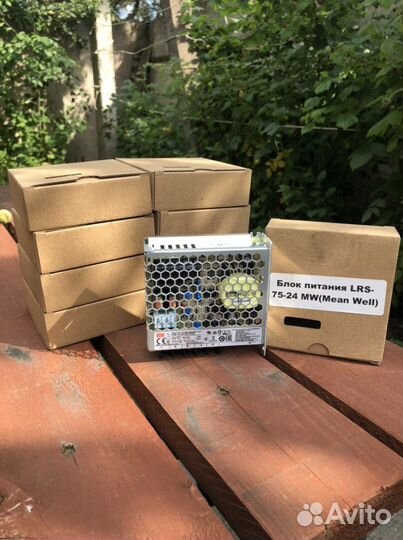 Блок питания LRS-75-24 MW (Mean Well)