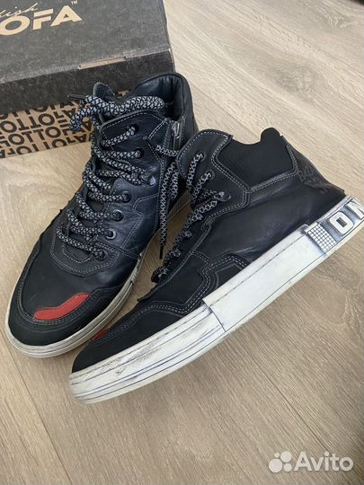 Высокие утепленные мужские кеды 44