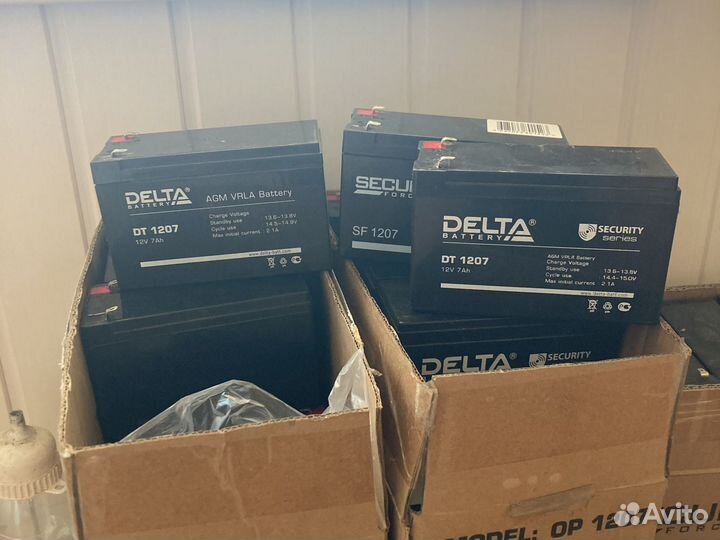 Аккумуляторы для ибп 1207, б/у