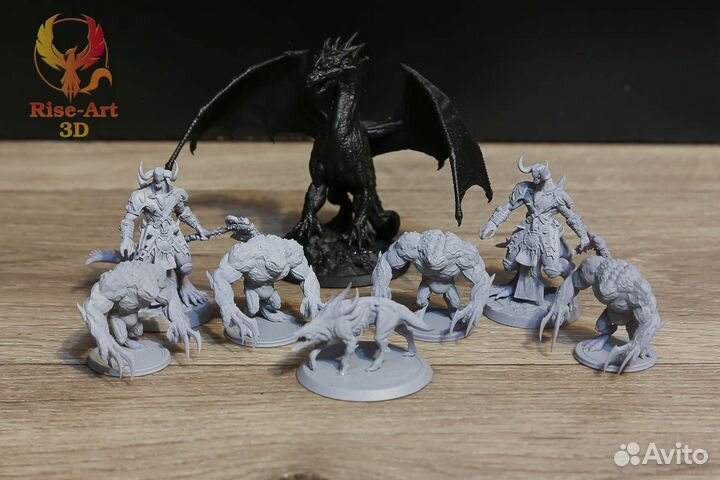 Миниатюры для настольной игры Андор