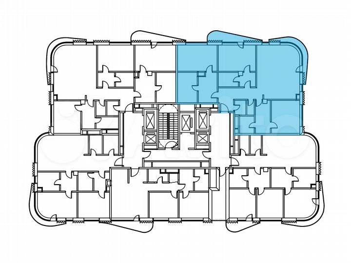 3-к. квартира, 164,4 м², 3/14 эт.