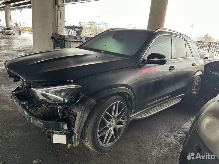 Mercedes-Benz GLE-класс AMG 3.0 AT, 2020, битый, 89 100 км