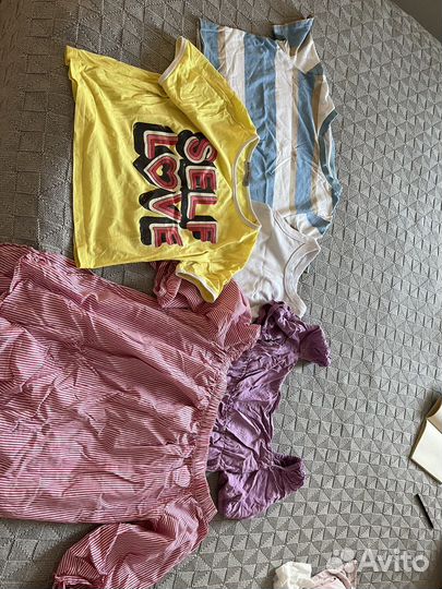 Женские вещи пакетом xs-s (много)