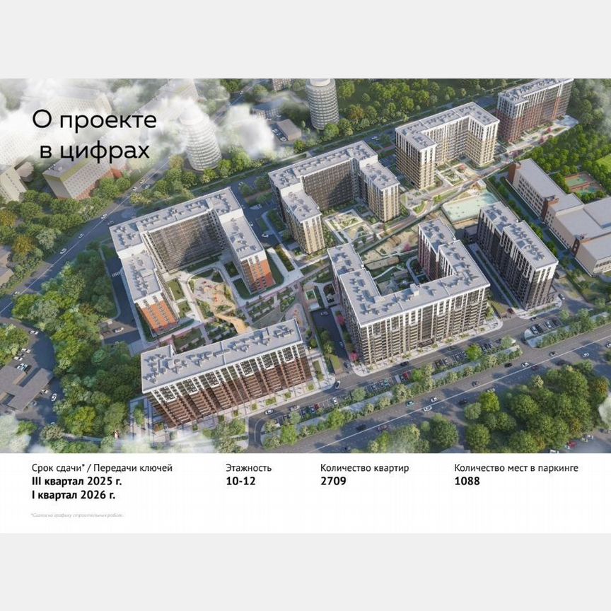 Квартира-студия, 26,8 м², 7/12 эт.