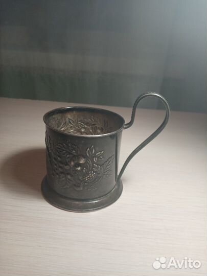Подстаканник мельхиоровый СССР