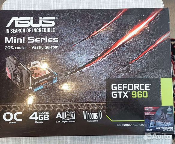 Nvidia Asus GeForce GTX 960 Mini OC