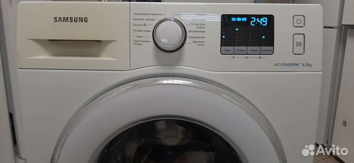 Стиральная машина Samsung ecobubble 6kg