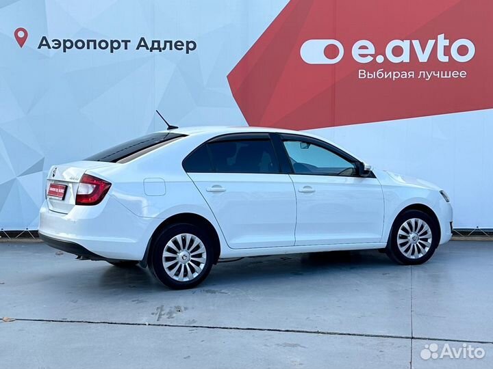 Skoda Rapid 1.6 AT, 2017, 88 139 км