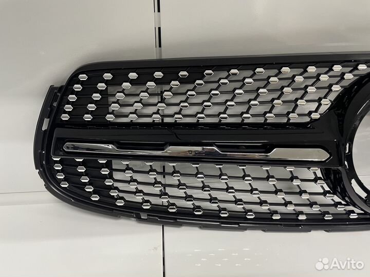 Решетка радиатора на Mercedes GLC x253 рест даймон