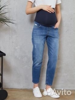 Джинсы и футболка для беременных 48
