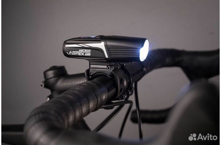 Фонарь передний велофонарь meteor vortex PRO