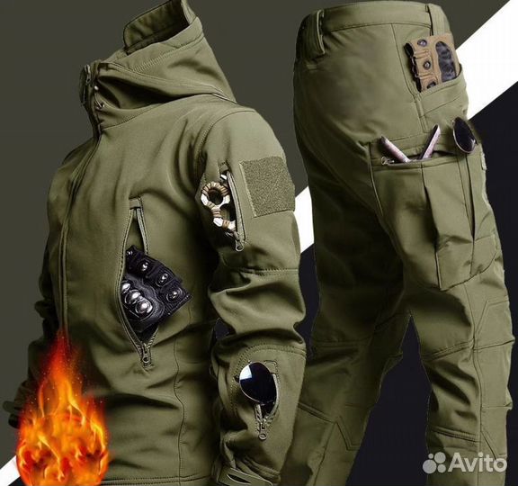 Мужской костюм soft shell демисезон