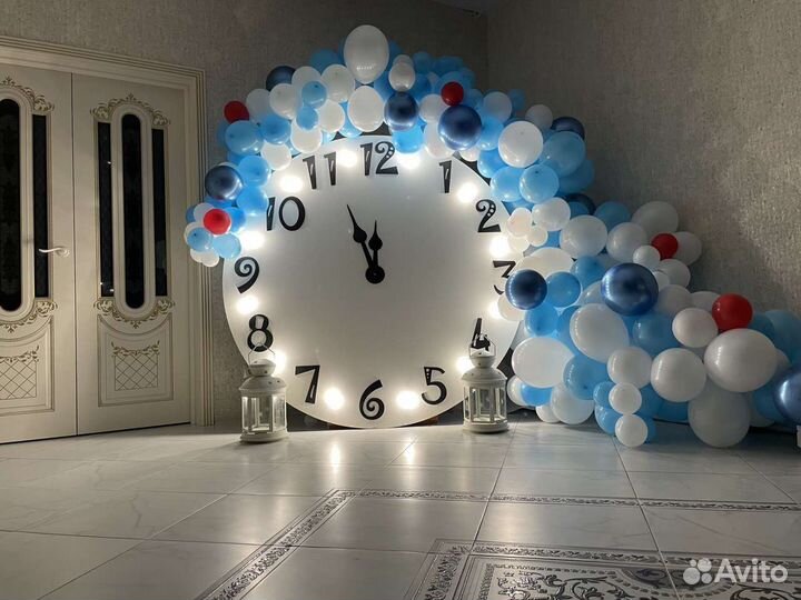 Фотозона Круглая часы