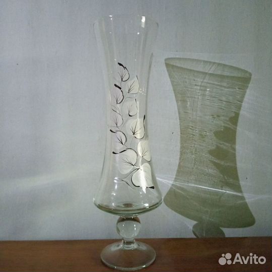 Ваза для цветов Ваза напольная стеклянная