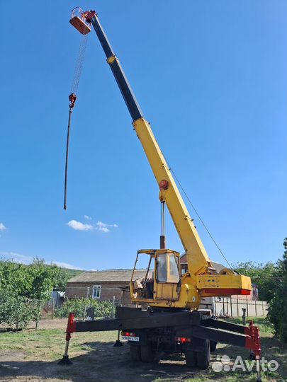 Аренда и услуги автокрана, 16 т, 18 м