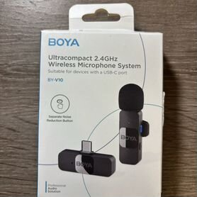 Микрофон boya BY-V10 петличный беспроводной