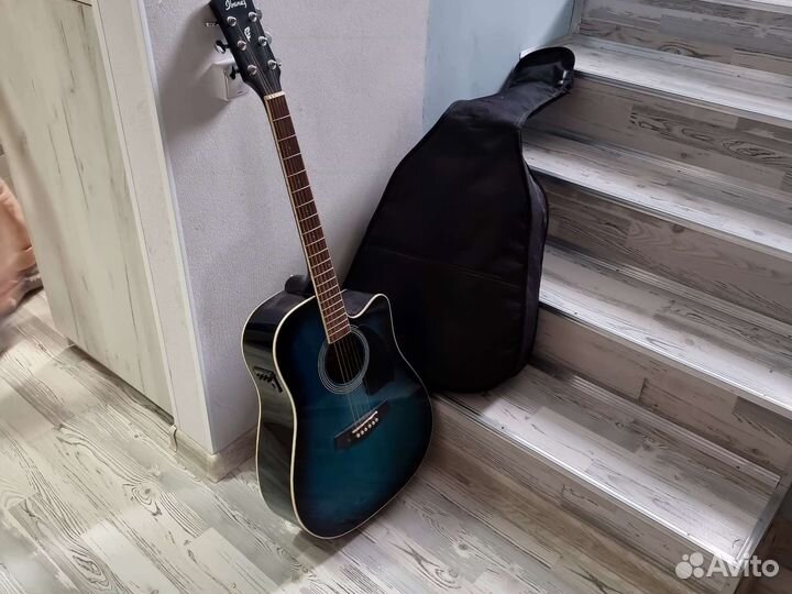 Электроакустическая гитара Ibanez pf15ece TBS