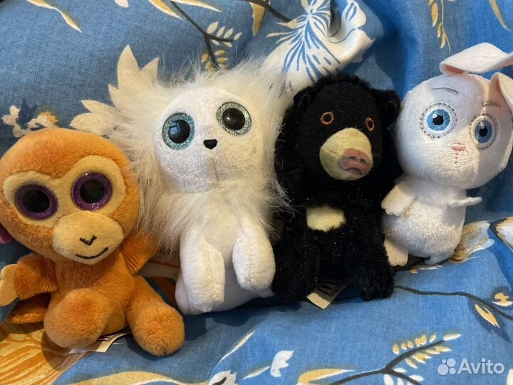 Игрушки мягкие макдональдс большие глаза