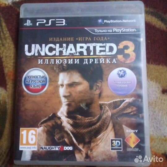 PS3 игра Uncharted 3 Иллюзии Дрейка Игра года