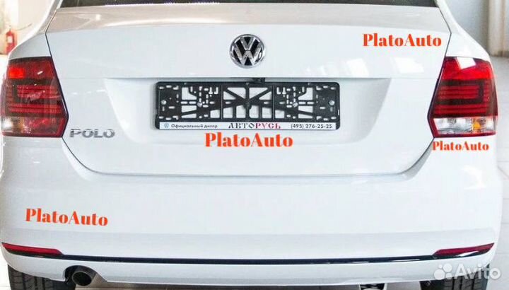 Крышка багажника на Volkswagen Polo 5 белая