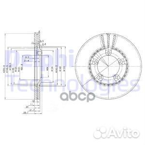 BG3071 Диск тормозной hyundai H1/H100/porter пе
