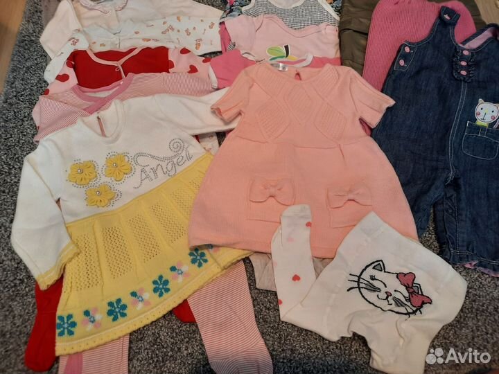 Одежда для девочки пакетом до года