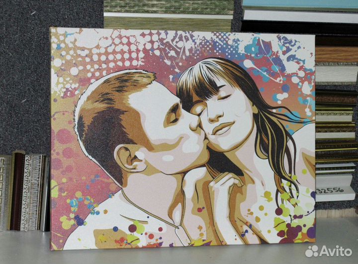 Портрет по фото в стиле Поп Арт в Казани