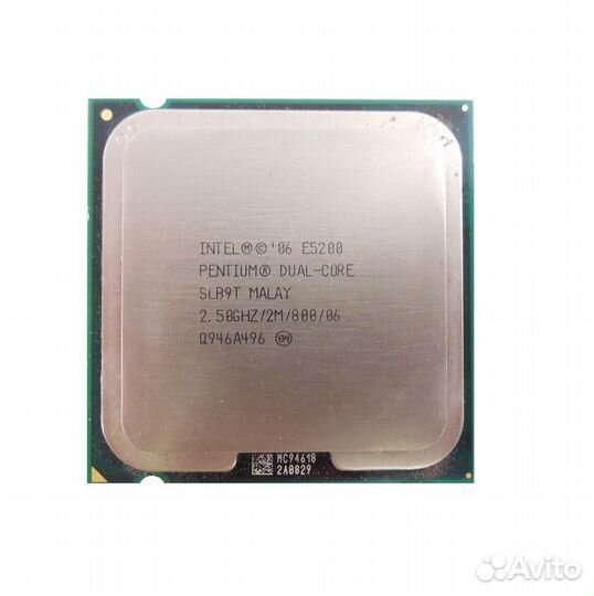Б/у Pentium Dual-Core E5200 2,5/2/800 slb9t