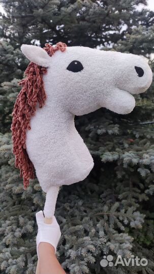 Музыкальная Лошадь на палочке