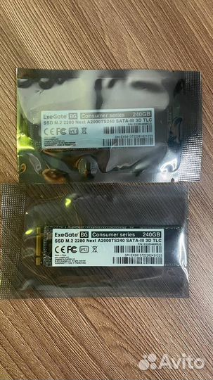 SSD накопитель ExeGate Next M.2 2280 240 гб