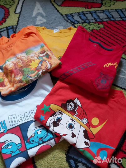 Детские вещи на мальчика 6-7 лет. Пакетом
