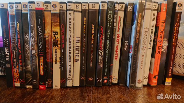 Набор dvd-боксов с играми