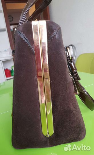 Сумка натуральная замша