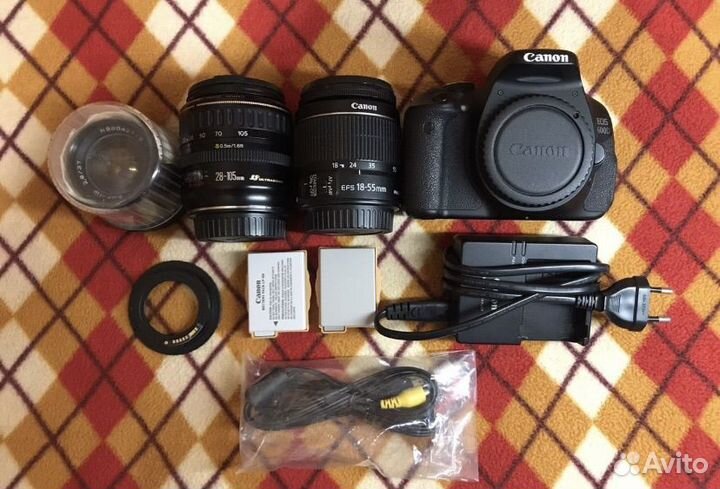 Зеркальный фотоаппарат canon eos 600d
