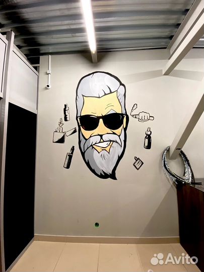 Роспись стен/граффити оформление